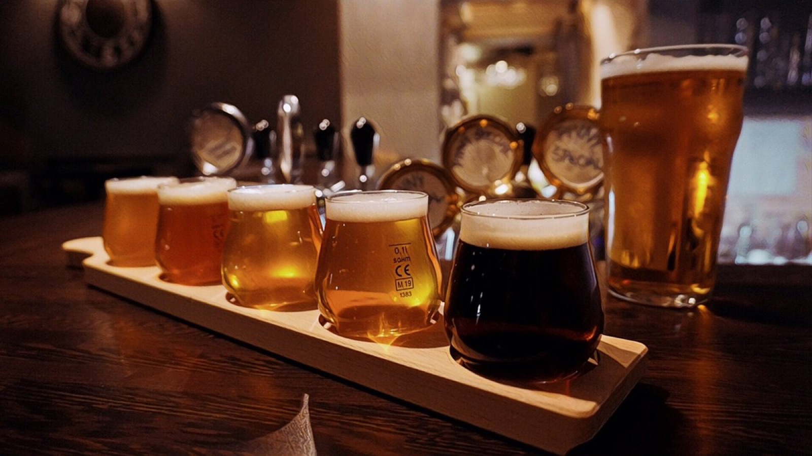 Naše craft pivá — degustačný set